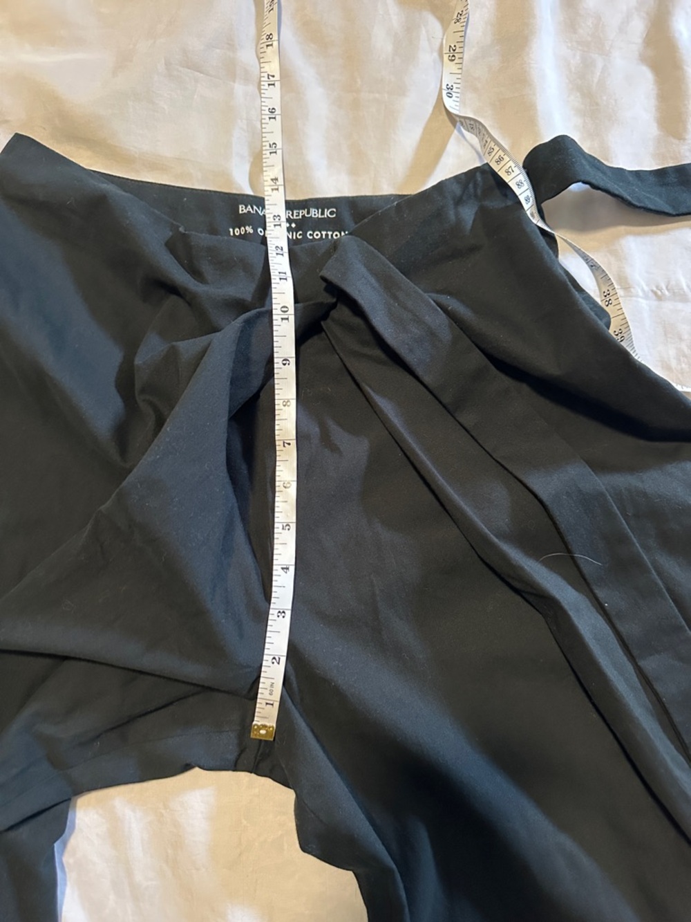 NWT Banana Republic Black
Organic Cotton Wide Leg
Foldover Pants 4 - Picture 6 of 13